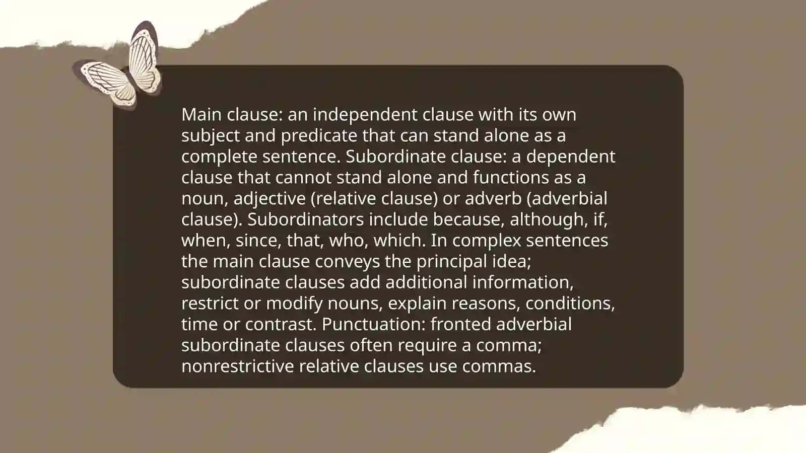 Mavzu: Complex sentence 4