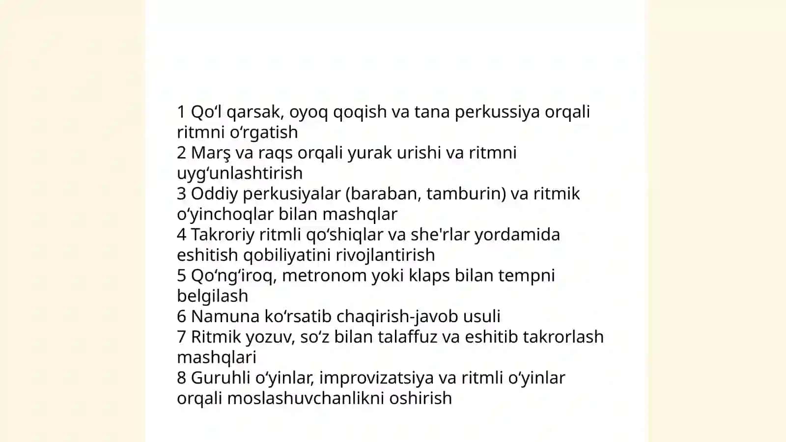 Maktabgacha talim tashkilotining pedagogik jarayonida bolalarning musiqiy madaniyatini shakllantirish 4
