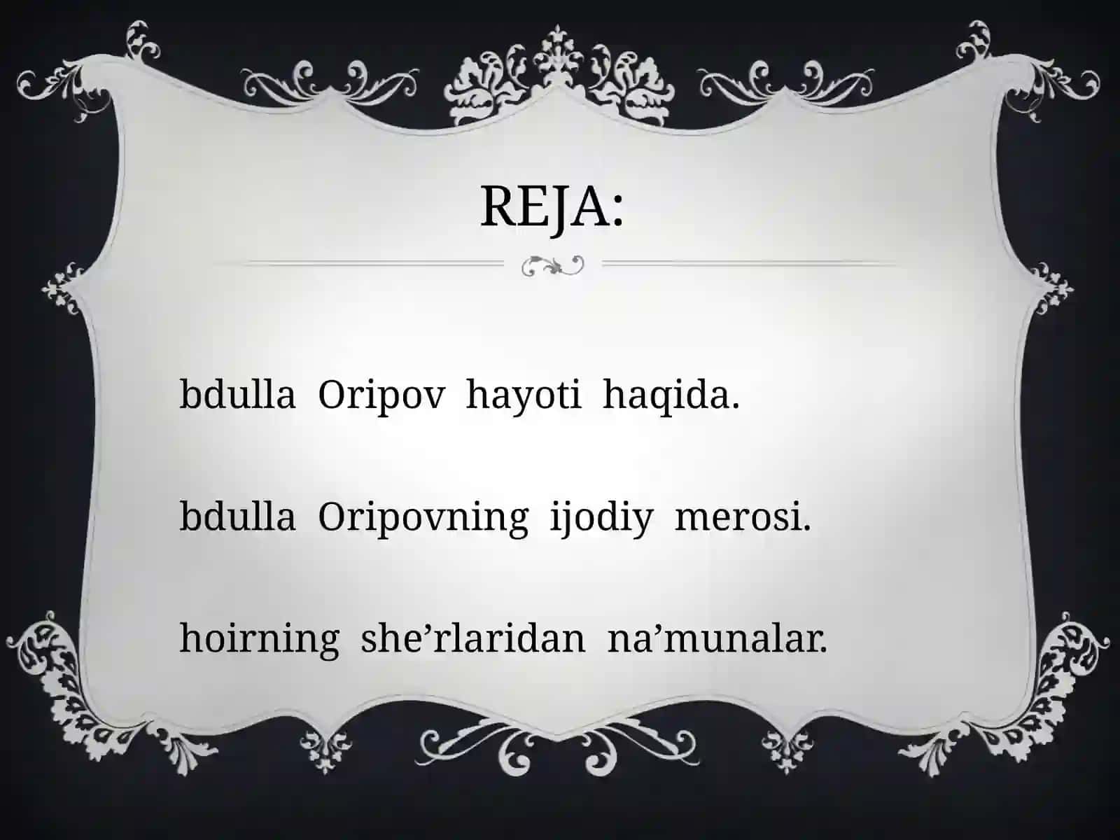 Abdulla Oripov Hayoti va Ijodi 4