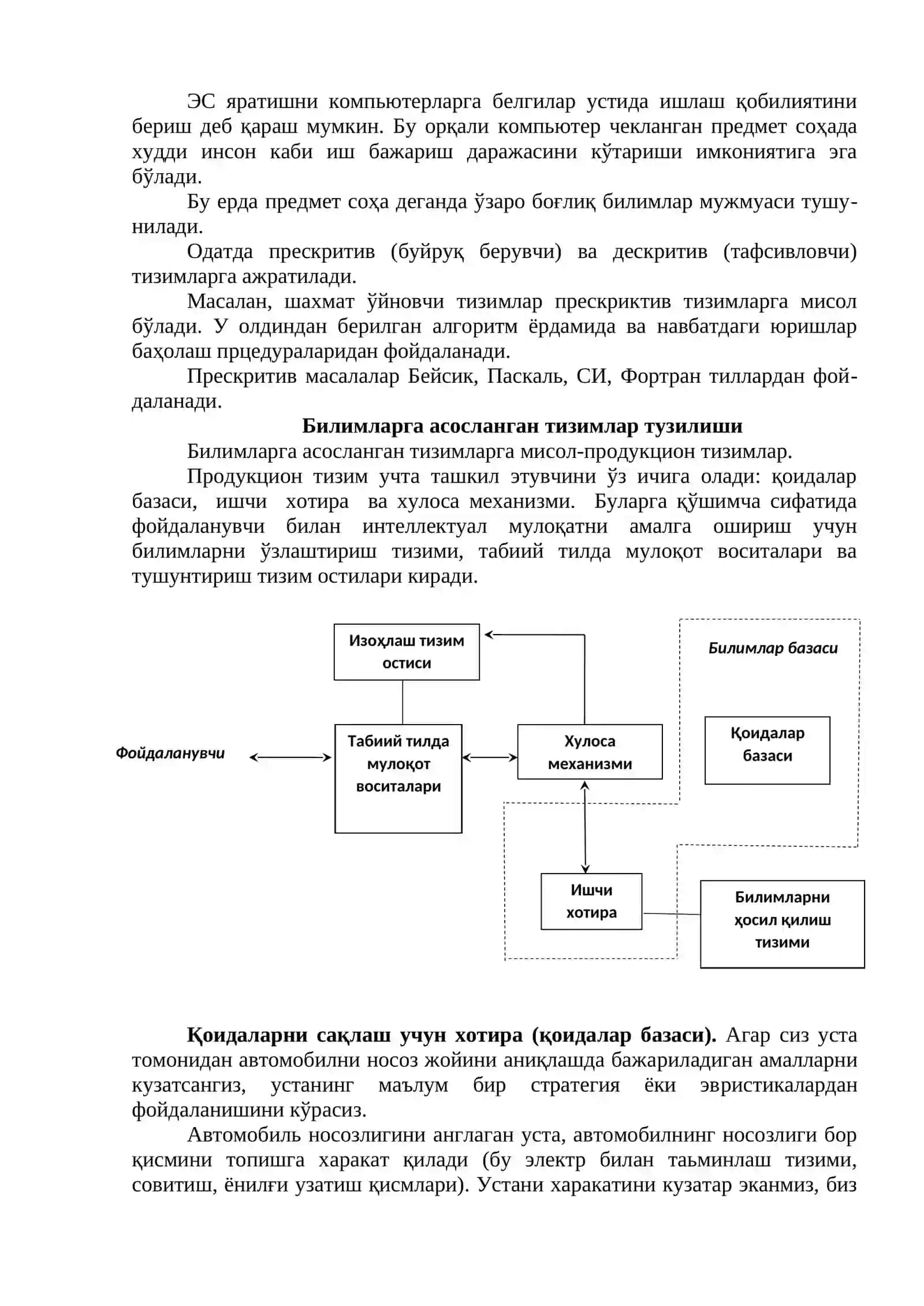 Билимларга асосланган тизимлар 4