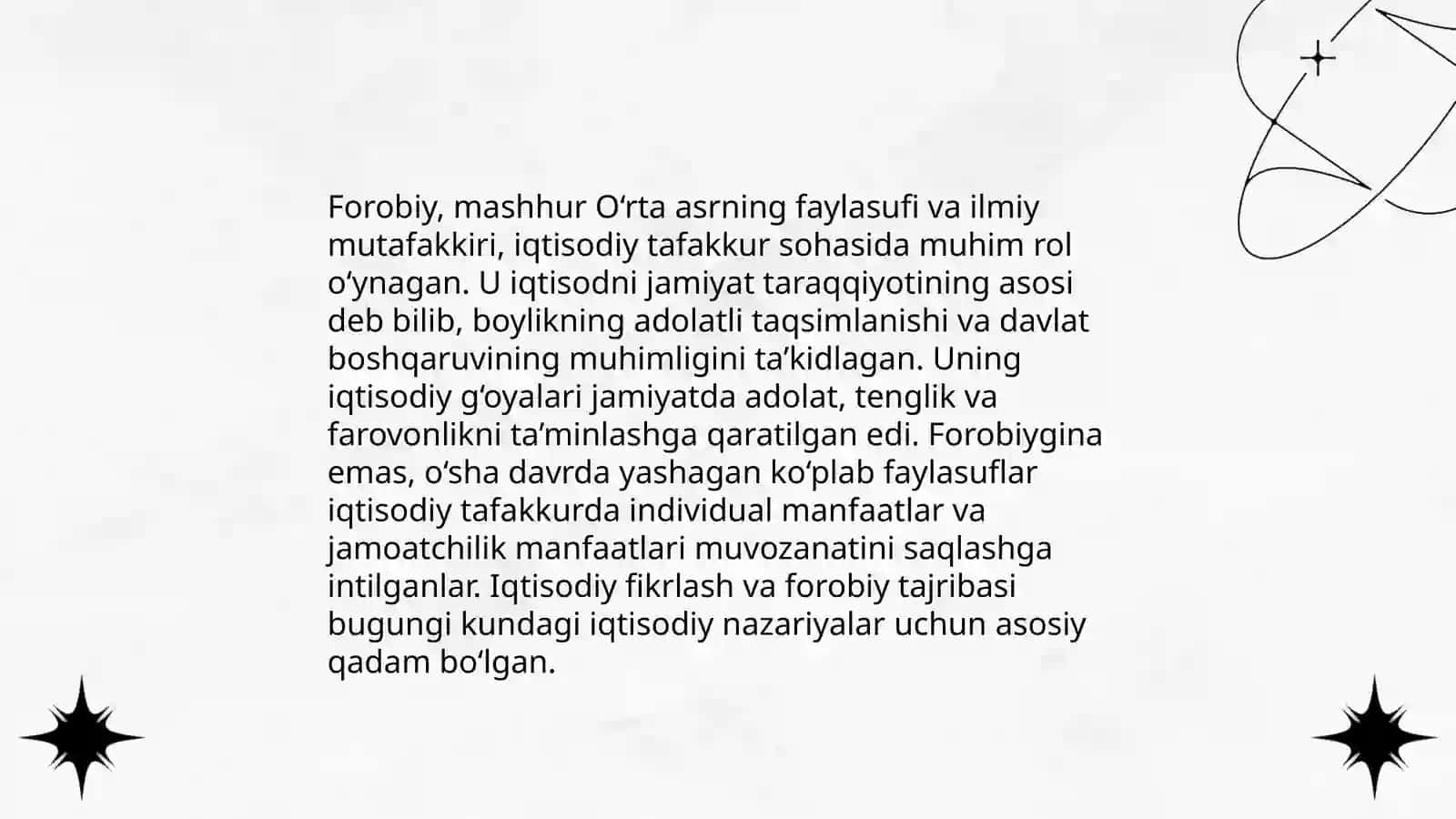 Markaziy Osiyo allomalari va iqtisodiyot nazariyalari 4