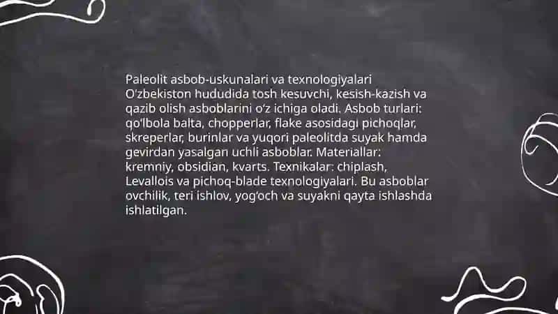 Oʻzbekiston tarixining eng qadimgi davri 4