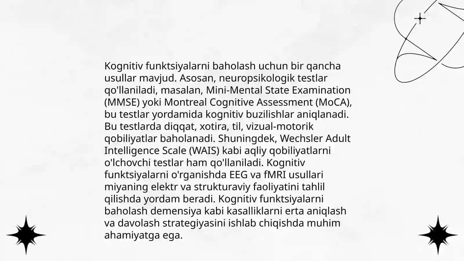 Neyropsixologik tekshirish usullari 4
