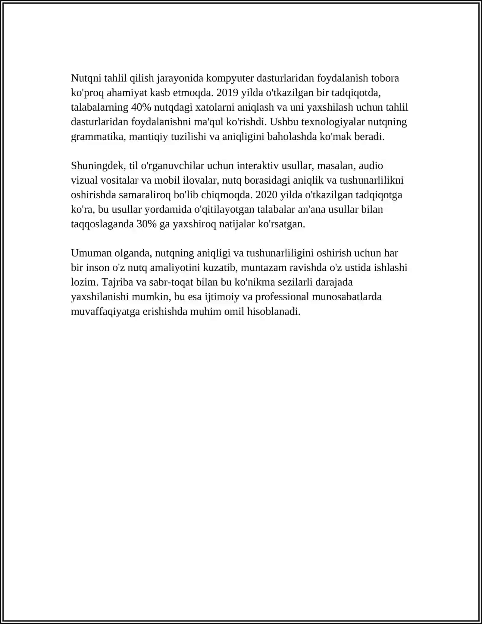 OGʻZAKI MADANIY NUTQNING ASOSIY KOMMUNIKATIV SIFATLARI 4
