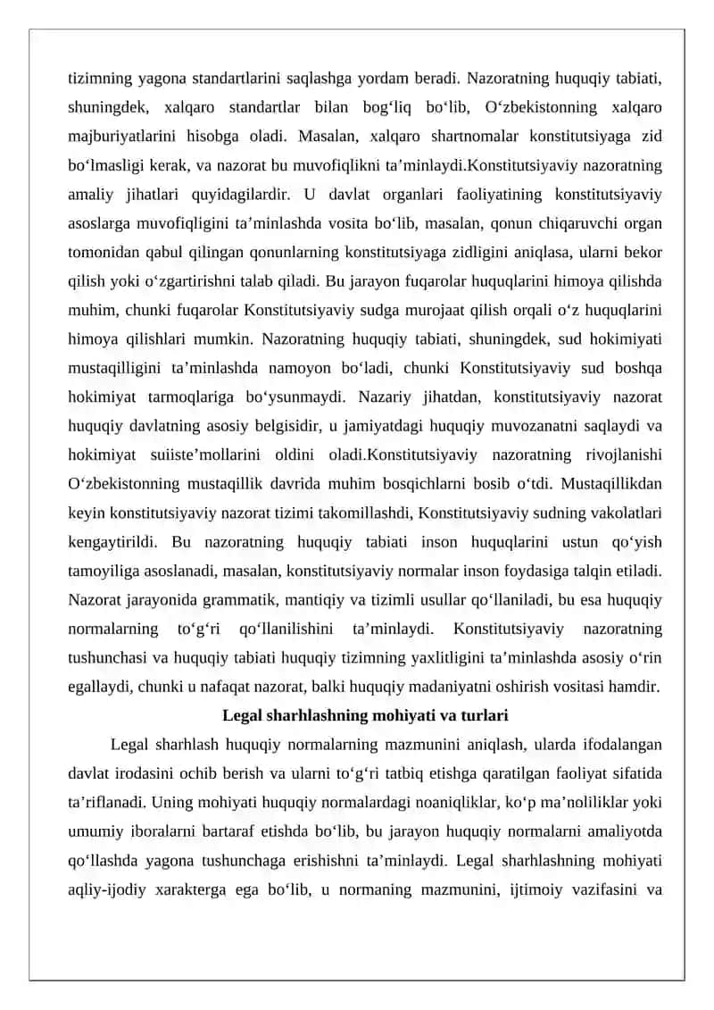 O‘zbekiston Respublikasi Konstitutsiyaviy sudi tomonidan legal sharhlashning tartib-taomil qoidalari 4