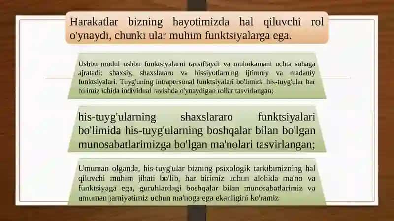 Emotsiyalarni idroq qilish tashqi sarfiyotlari 4
