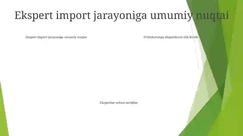 Arkmar Dasturida Ekspert Import Qilish 4
