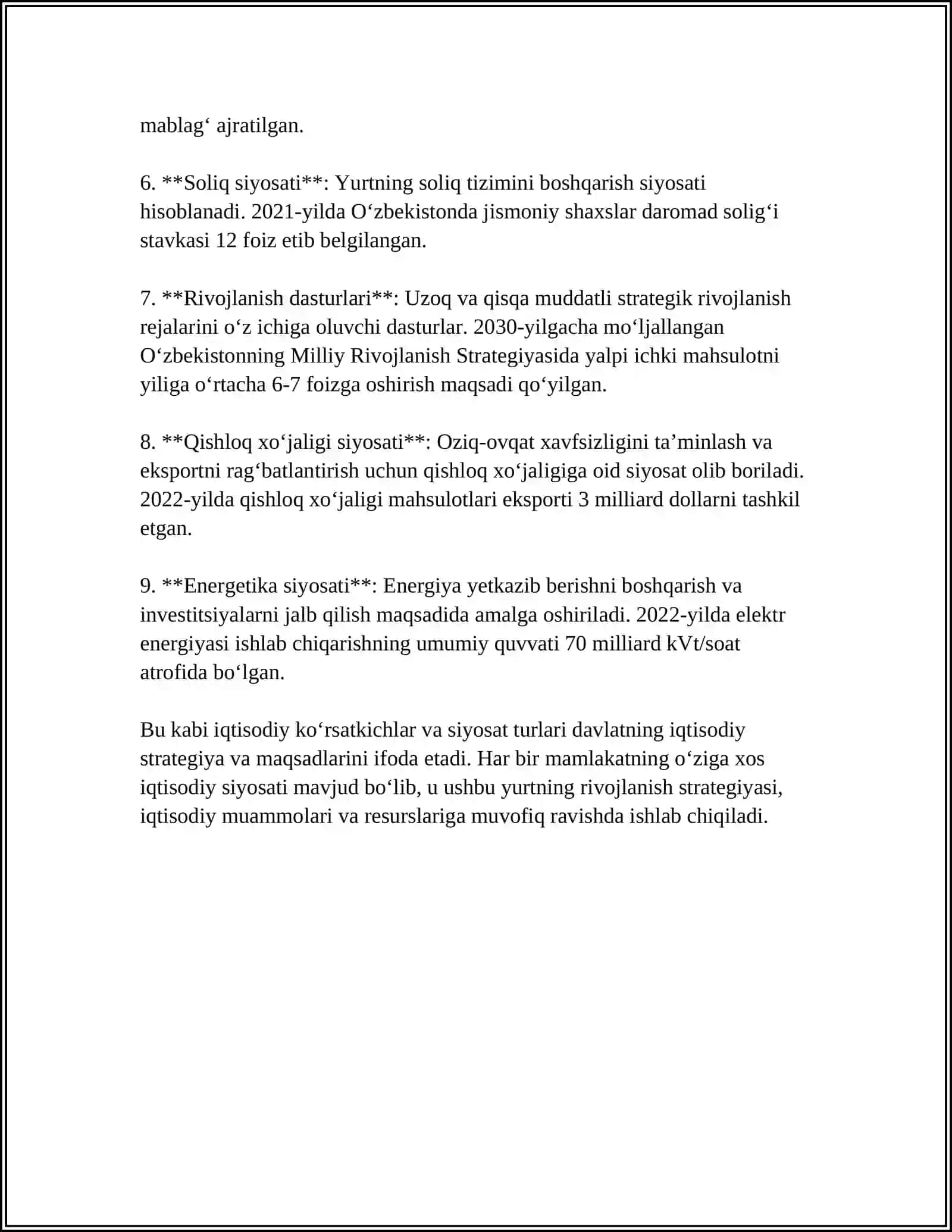 DAVLATNING IQTISODIY YO‘LI 4