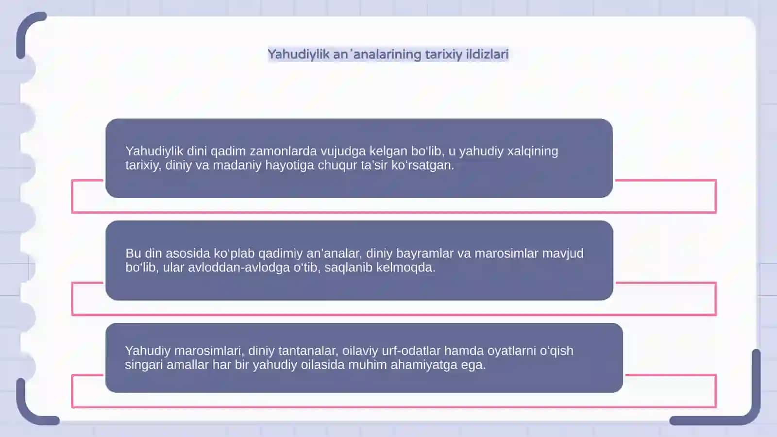 Yahudiylik Taʼlimoti 4