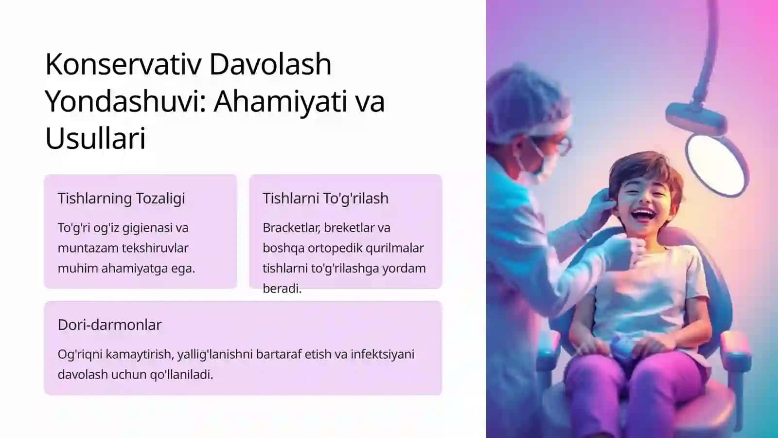 Tish Chiqishi Kasalliklarida Davolash Taktikasini Tanlash 4