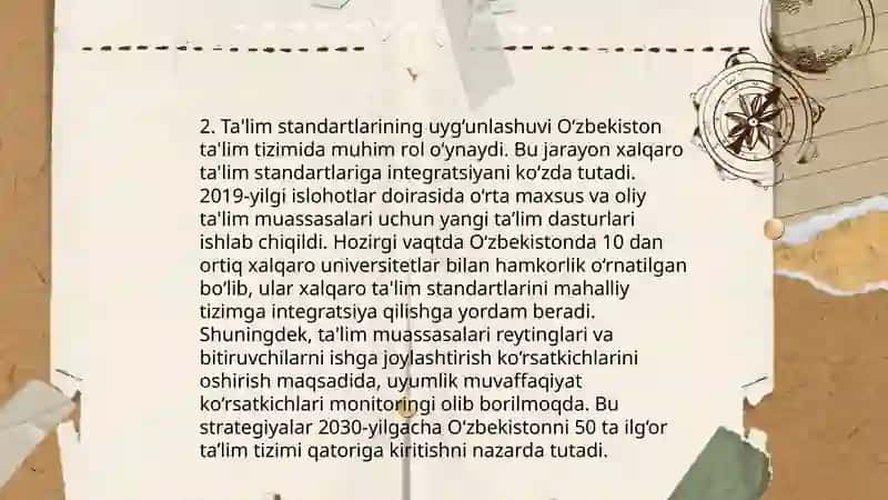 Ta'lim tizimlarining global integratsiyasi 4