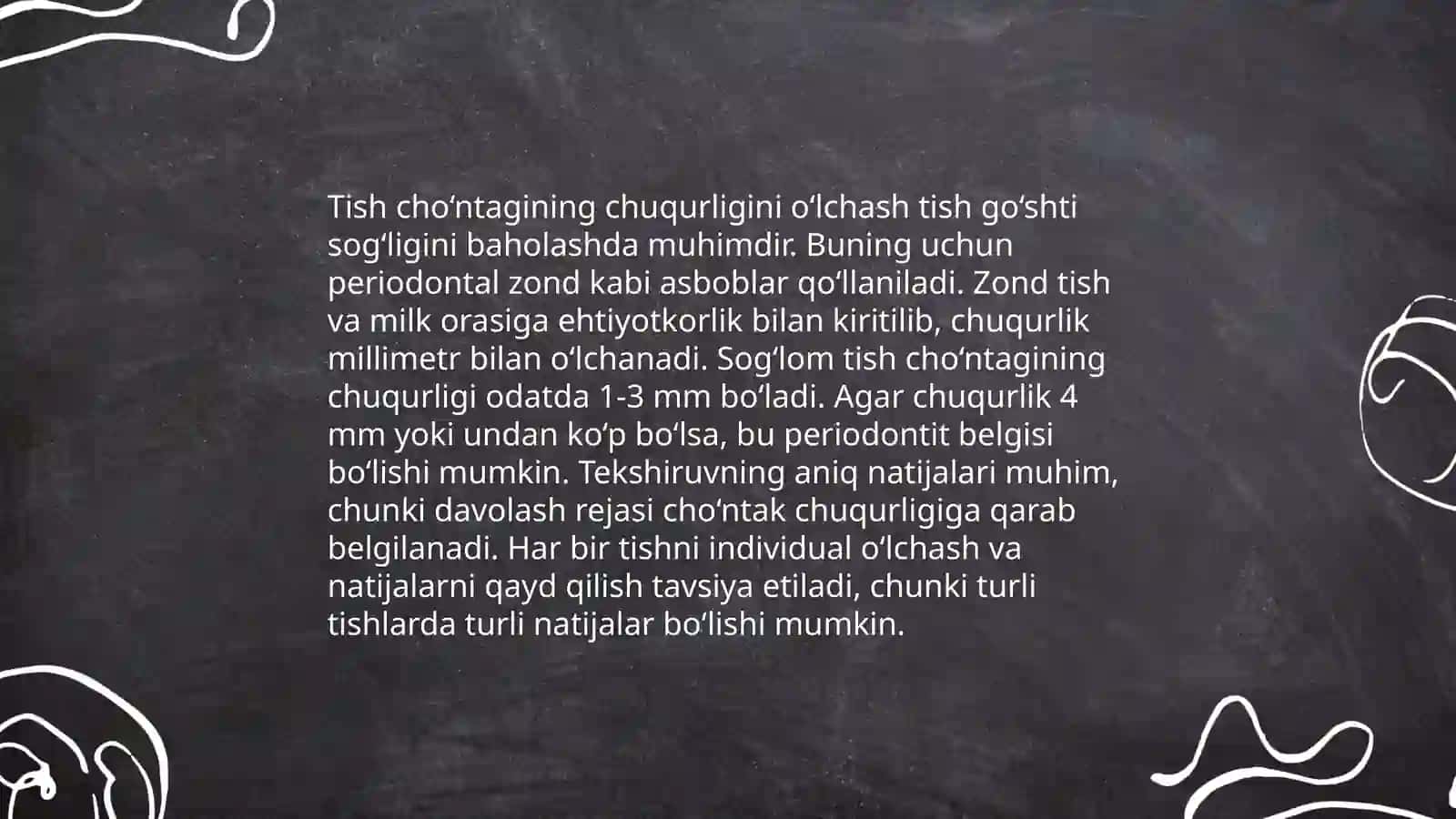 Periodontal cho‘ntagining rentgenologik diagnostikasi 4