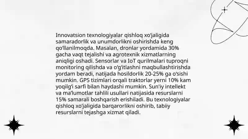 Kóp tarmoqli fermer xojaliklariniń ishin shólkemlestiriw hám rawajlandiriw yollari 4