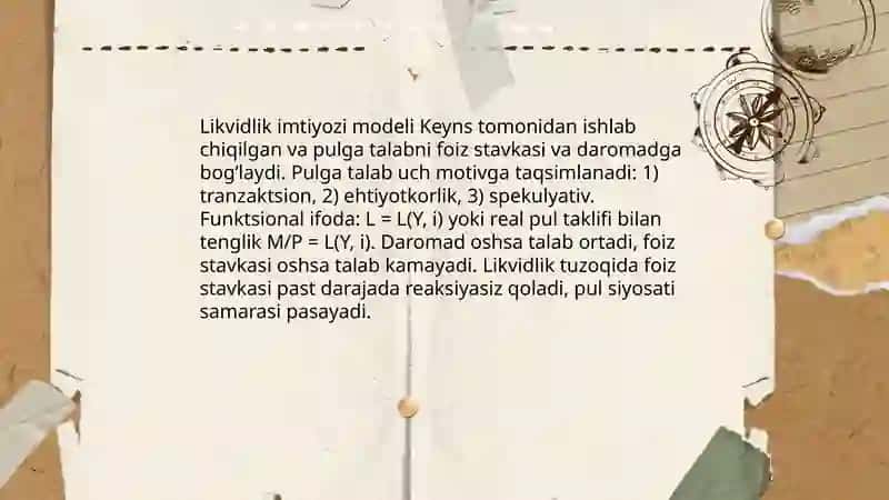 Pulga talabning Keynscha nazariyasi 4