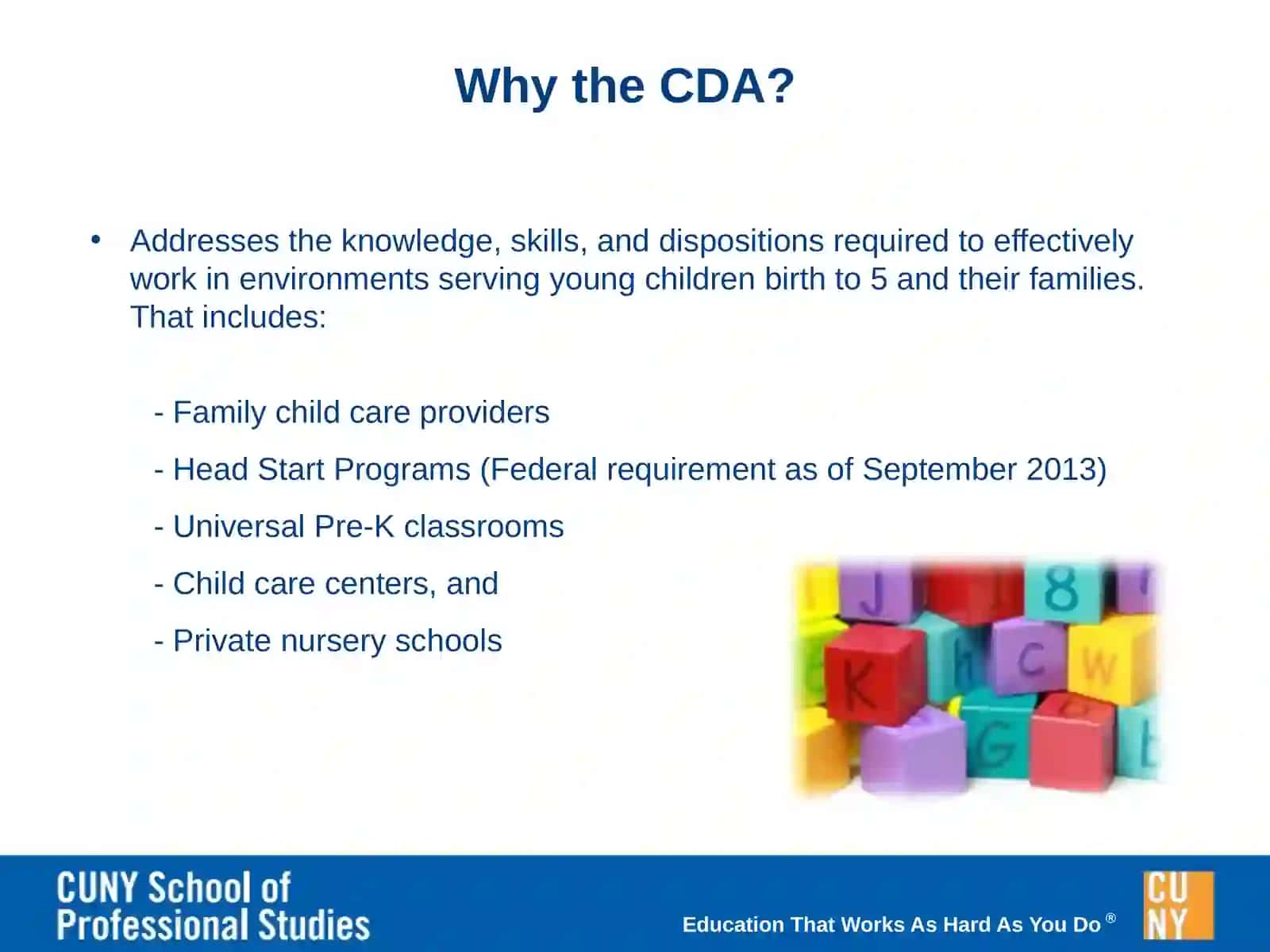 Child Development Associate Certificate 4