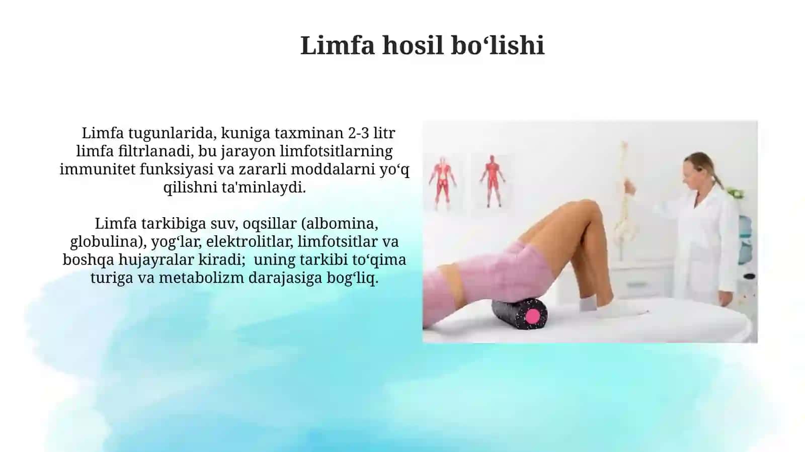 Limfaning hosil bulishi tarkibi va vazifasi 4