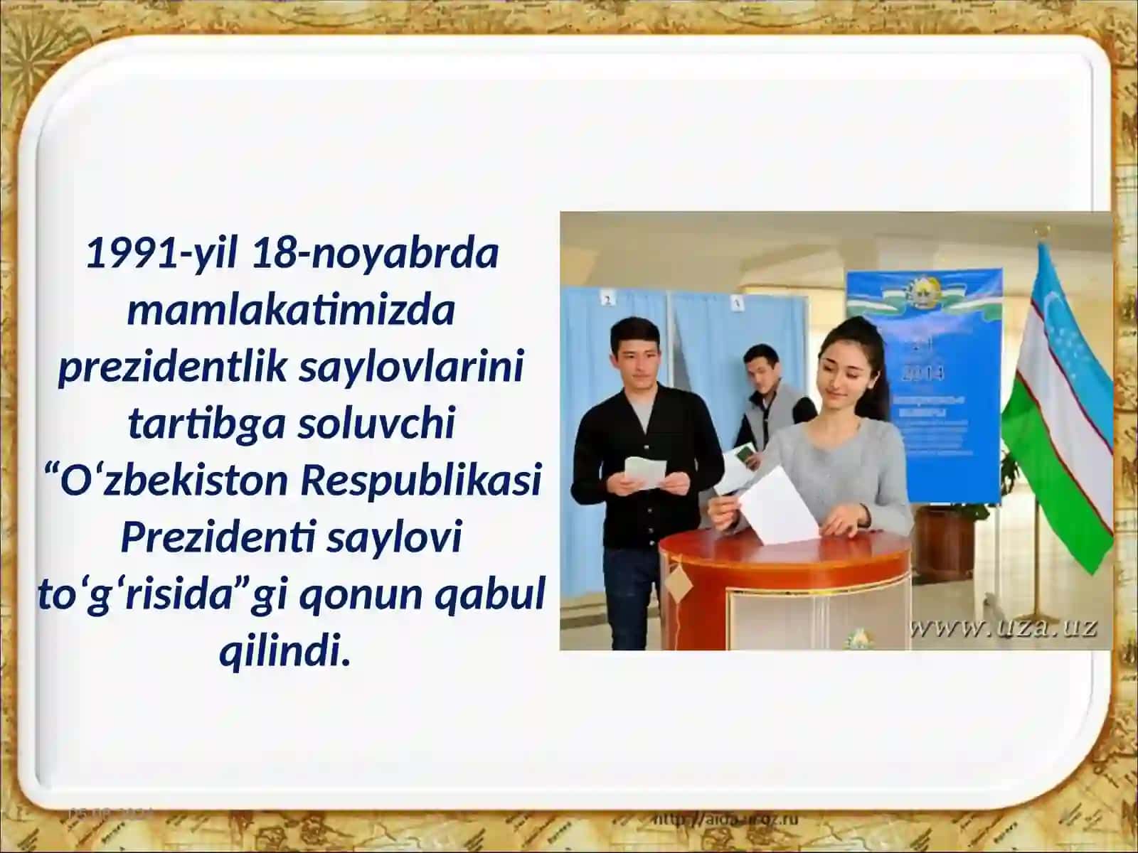 O‘zbekiston Respublikasi milliy davlatchiligining shakllanishi va rivojlanishi 4