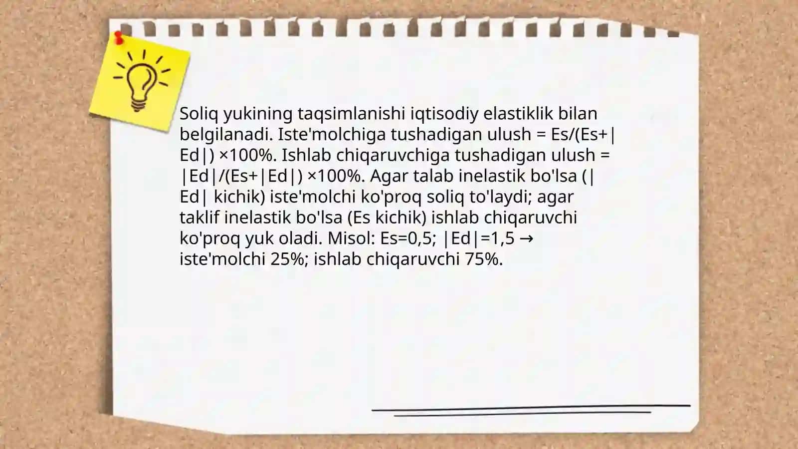 Soliqlarning talab va taklifga ta'siri 4