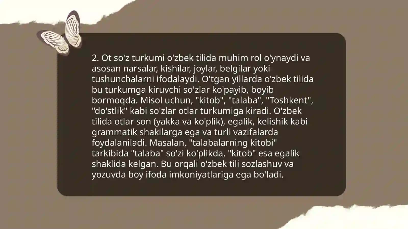 Ot so‘z turkumining ta'rifi 4