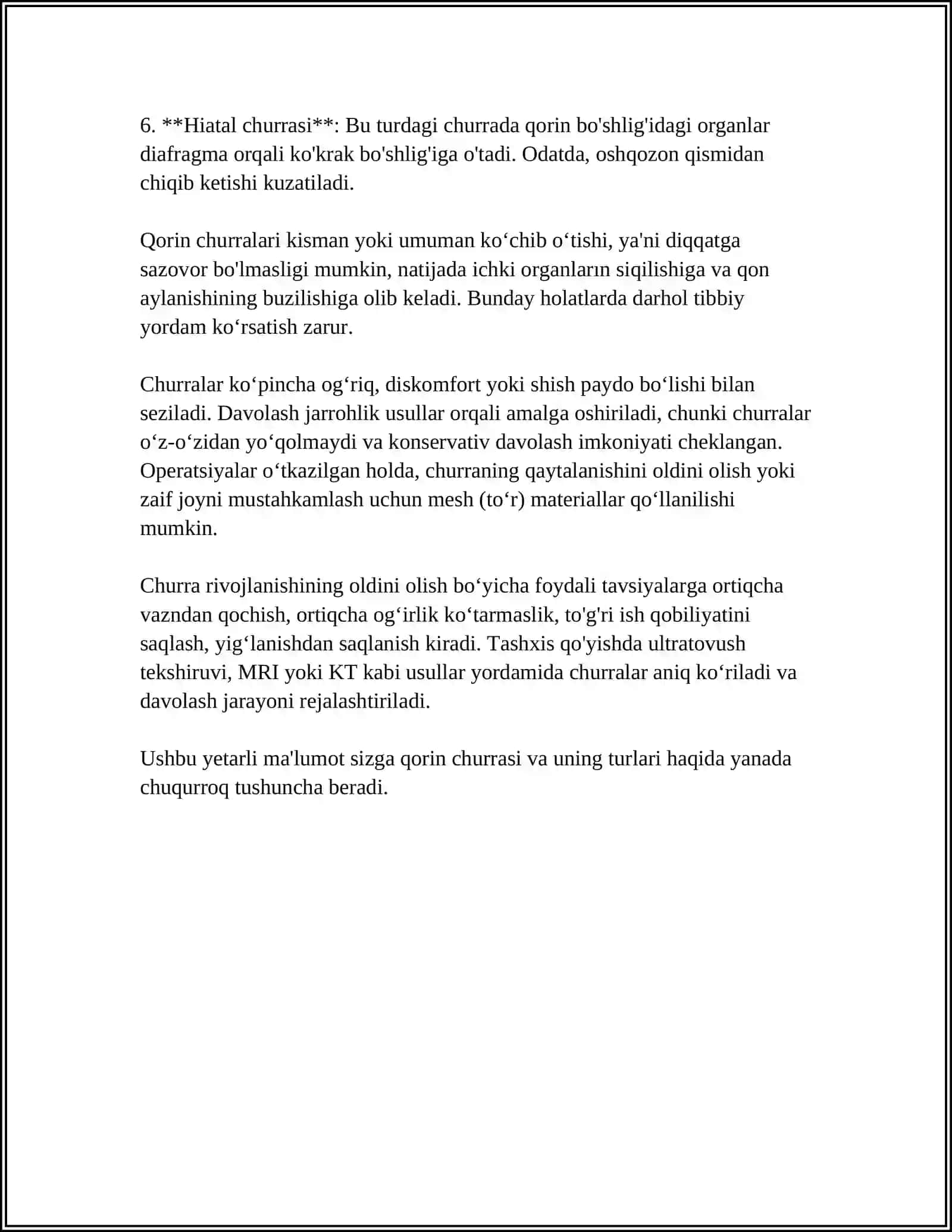 OPERATSIYADAN KEYINGISI QORIN CHURRALARI OPERATIV XIRURGIYASI 4