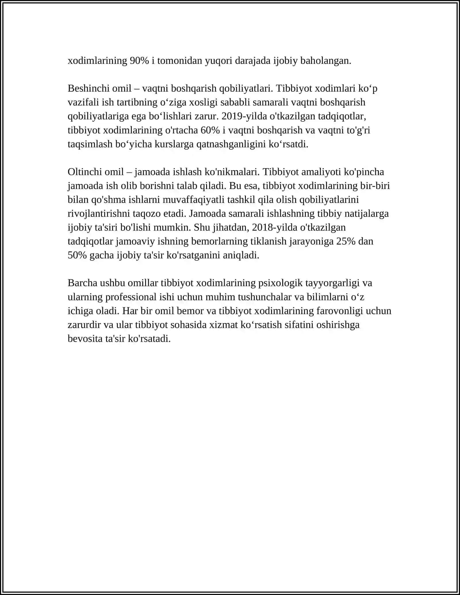 TIBBIYOT XODIMLARINING KASBIY PSIXOLOGIK TAYYORGARLIGI 4