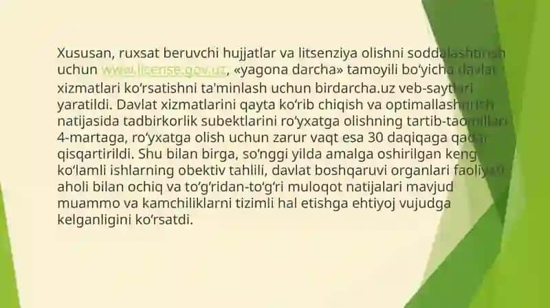 O'zbekistondaijtimoiy sohada amalga oshirilayotgan o'zgarishlar mazmun va mohiyati 4