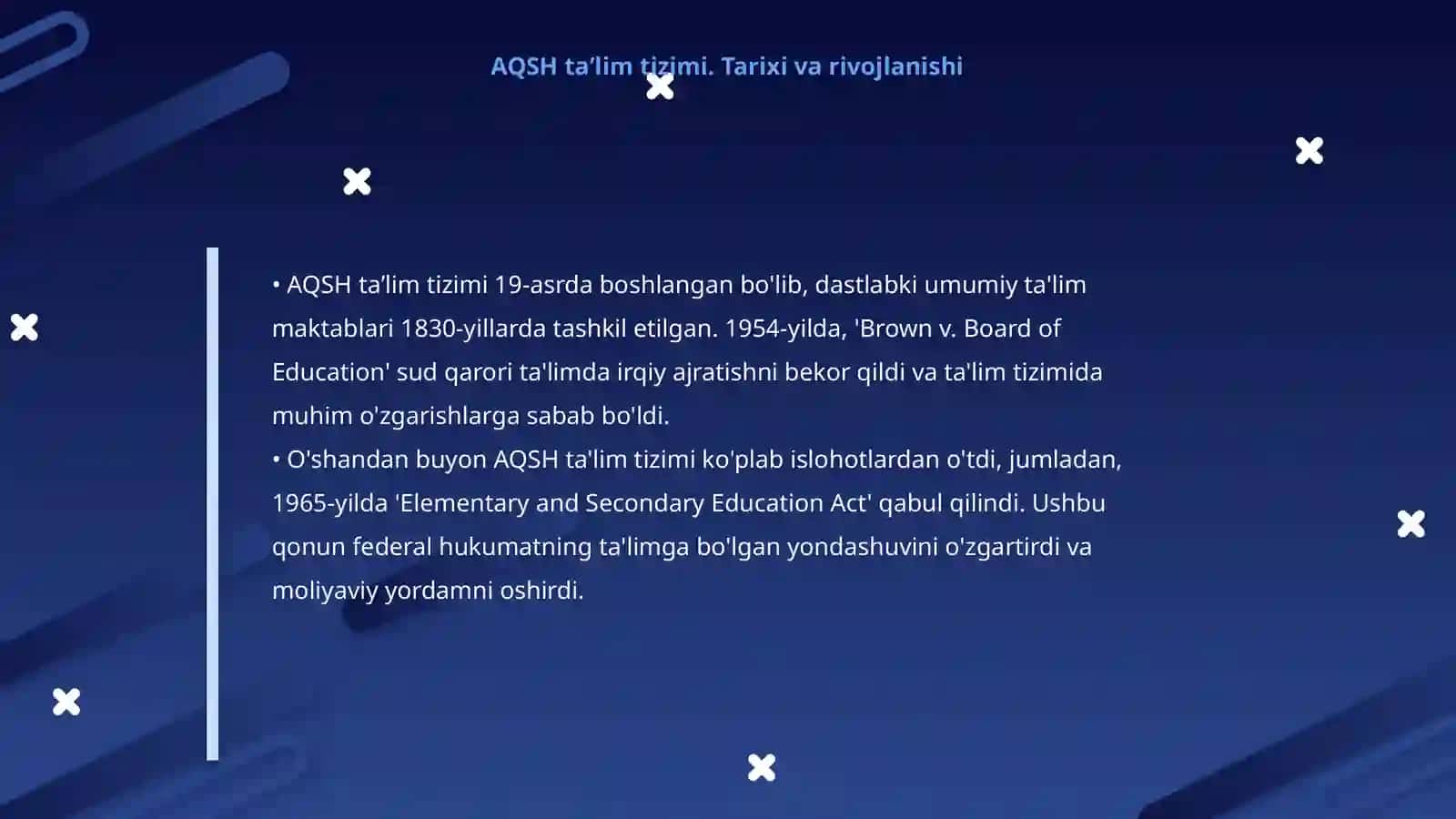 AQSH taʼlim tizimi. Ustun taraflari va kamchiliklari 4