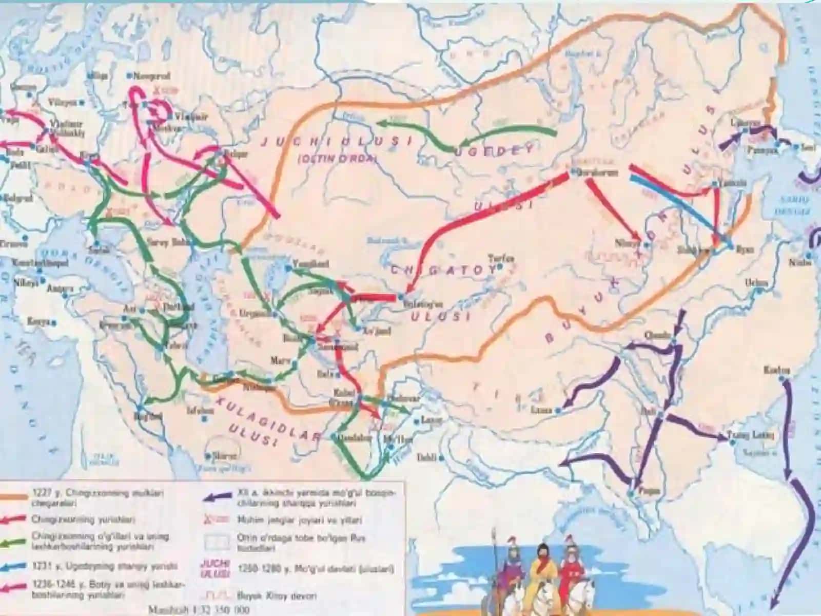 7-sinf O'zbekiston tarixi Xorazmshohlar saltanati va Mo'g'ullar davlati munosabatlari 4