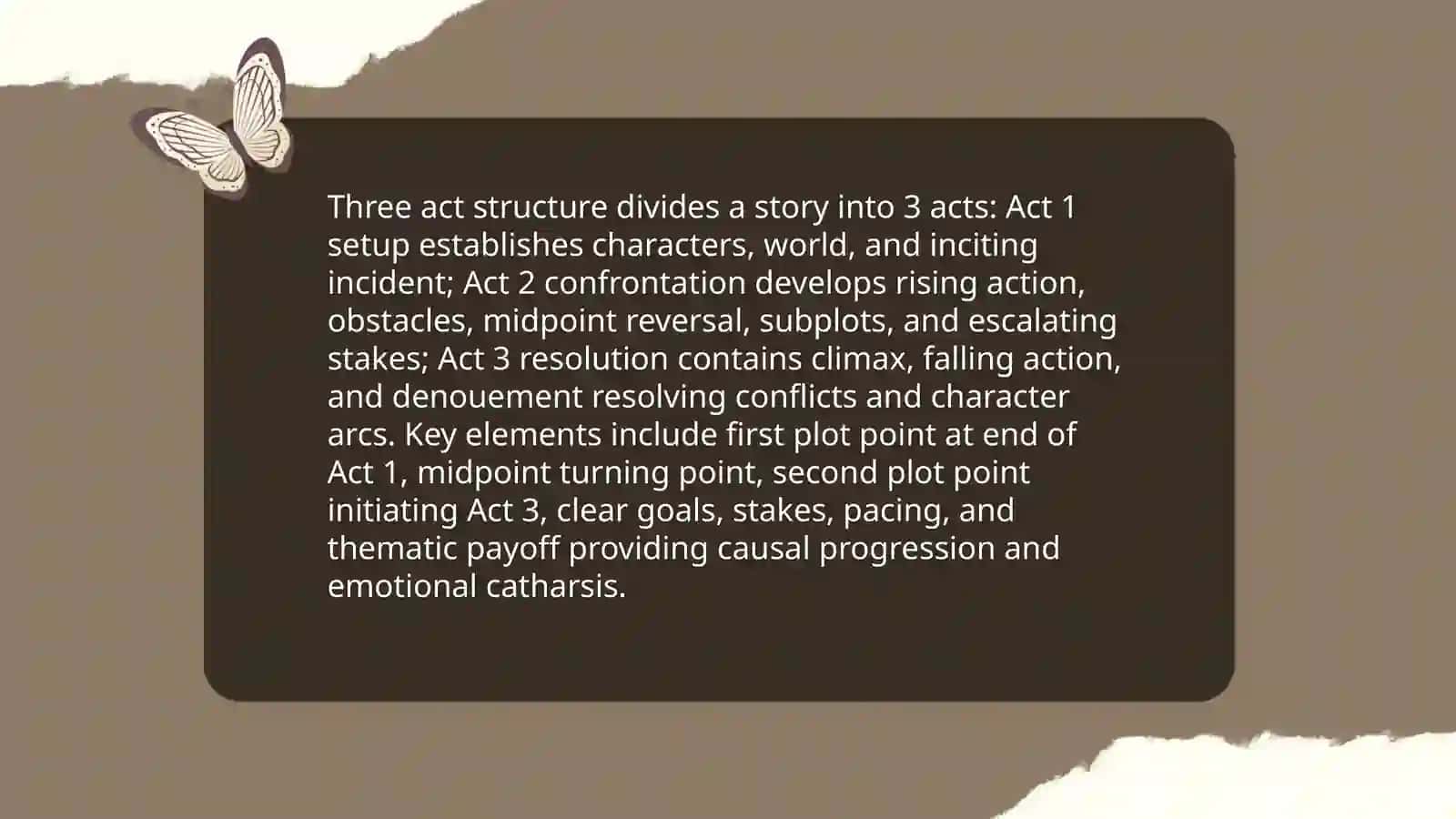 Narrative structure 4
