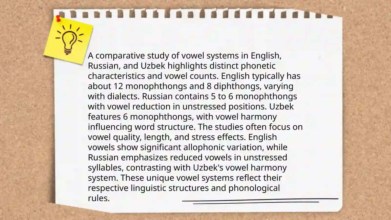 Comparative typology of phonological systems and suprasegmental means 4