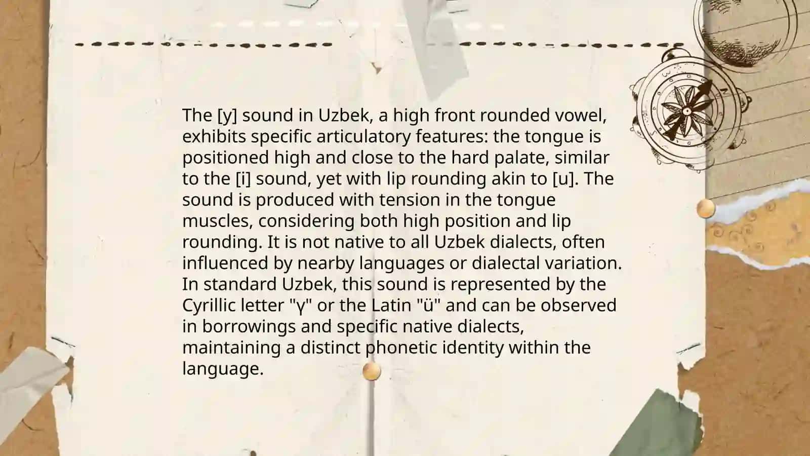 English mediolingual consonant phoneme [j] in comparison with the Uzbek [y] 4