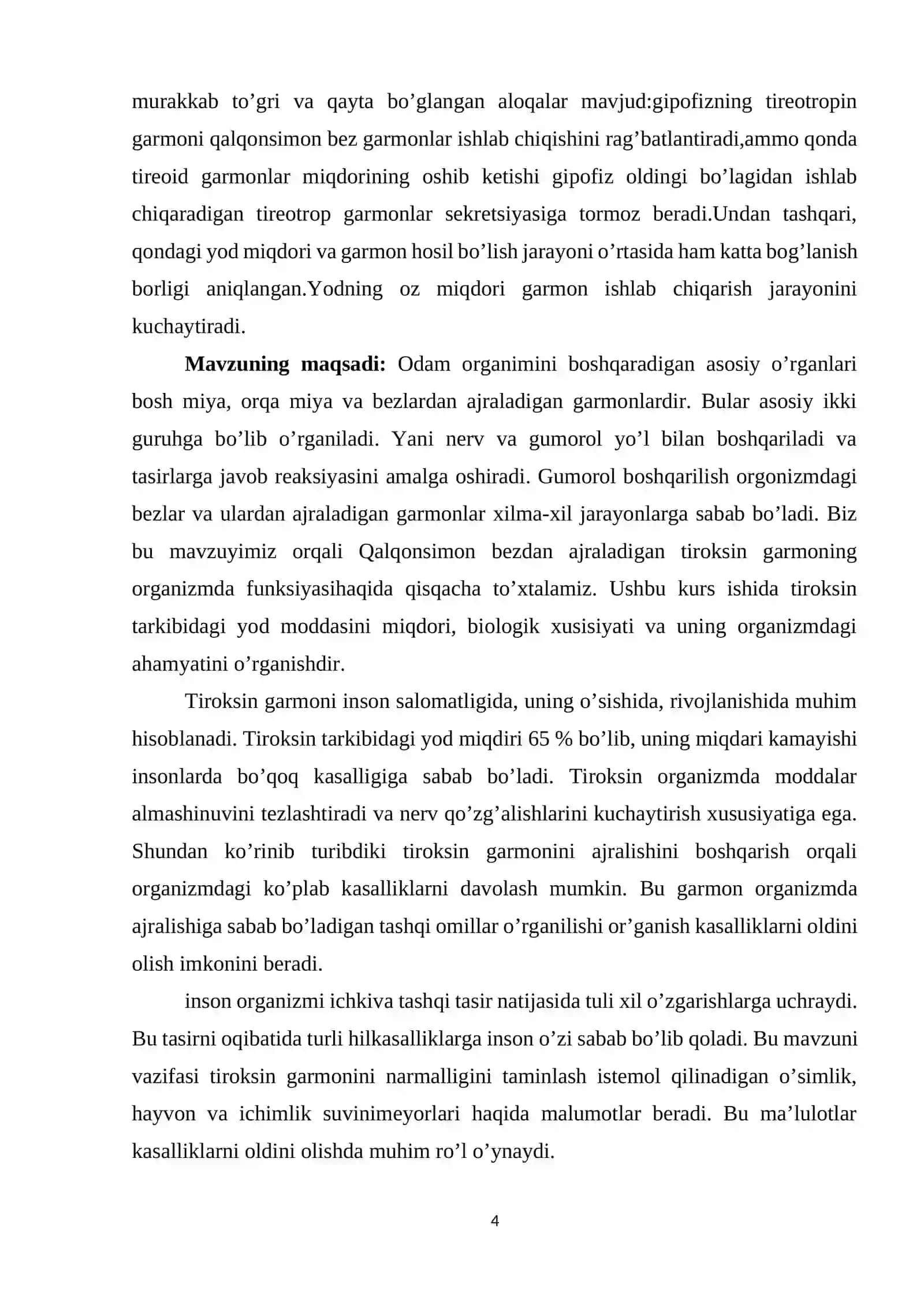 Tiroksinning ta'sir mexanizmi 4