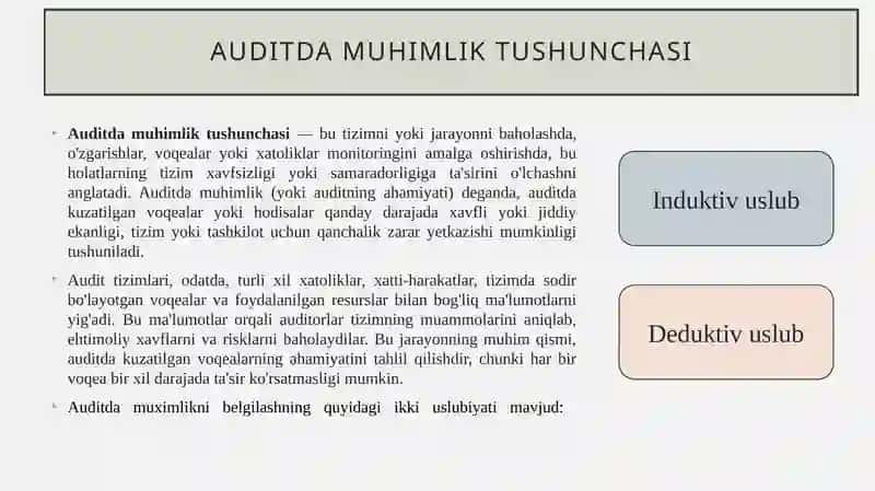 Auditorlik riski 4