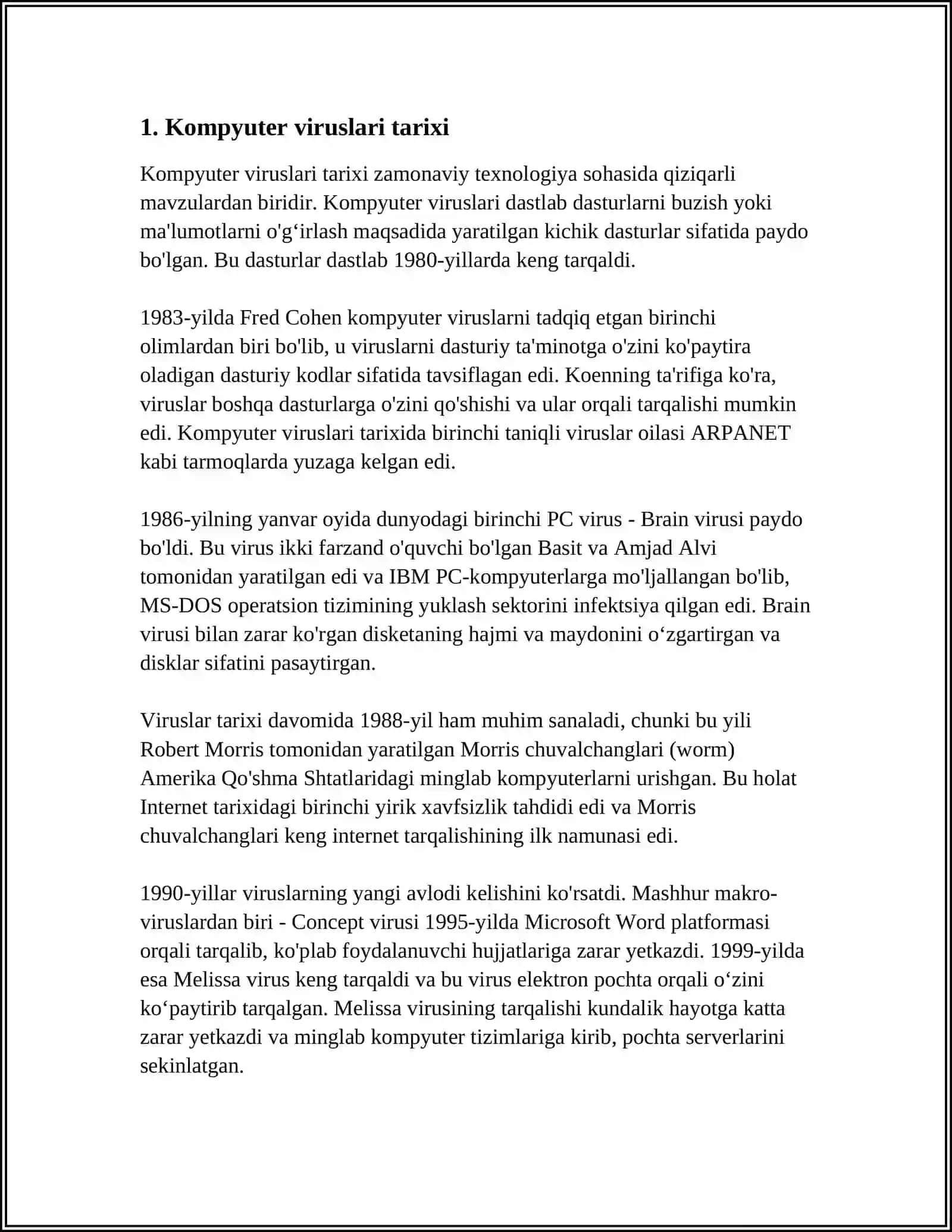 KOMPYUTER VIRUSLARI VA VIRUSDAN HIMOYALANISH USULLARI 4