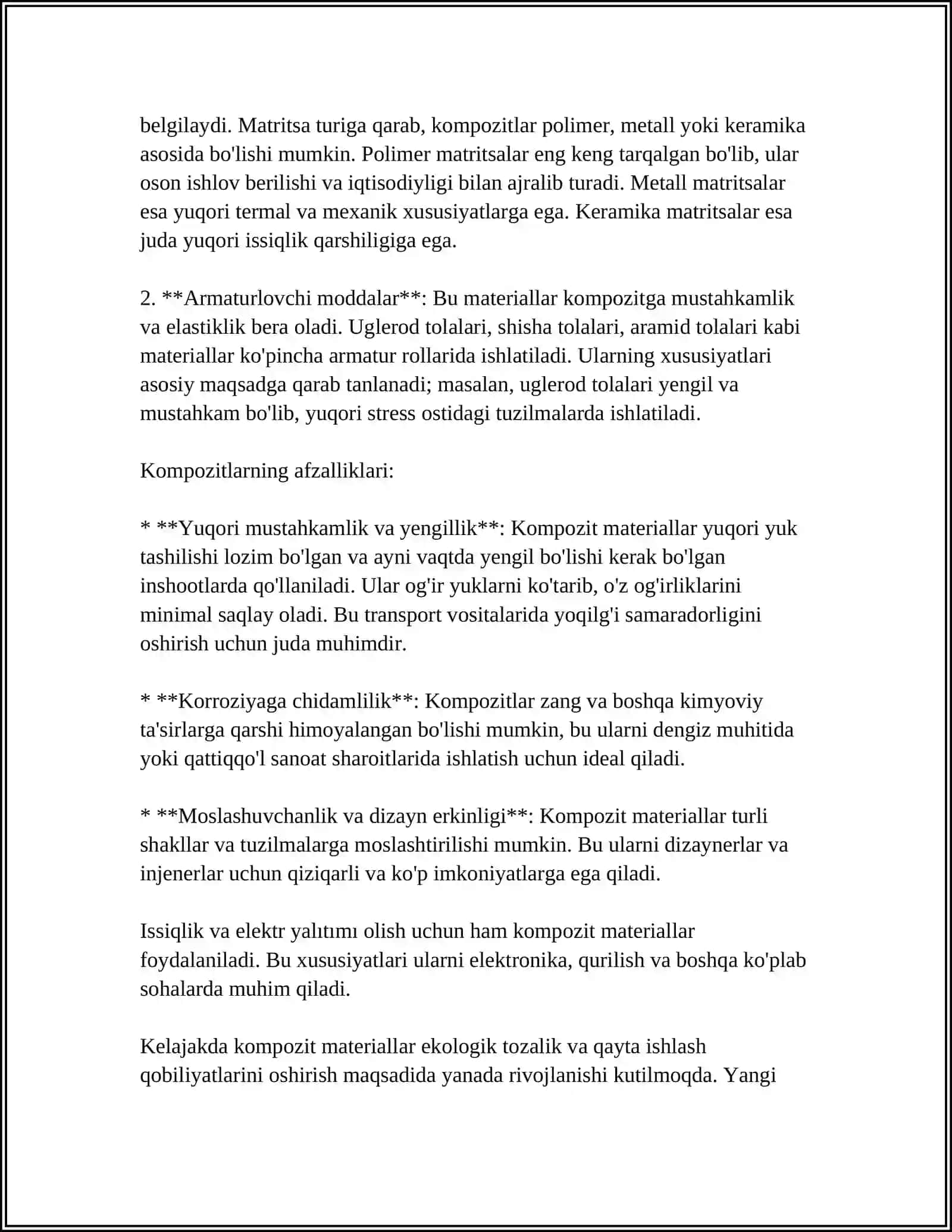 KOMPOZIT MATERIALLARNING TA'RIFI VA TASNIFI 4