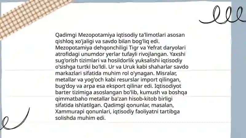 Qadimgi Misr iqtisodiy ta'limotlari 4