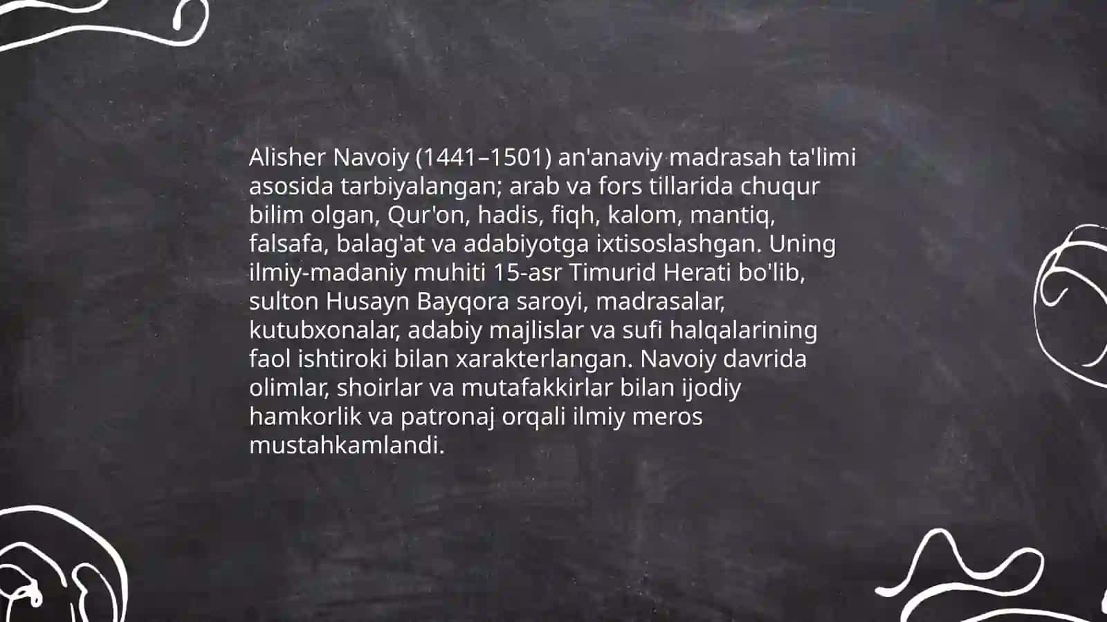 Alisher Navoiy hayoti va ijodi. Farhod va Shirin dostoni 4