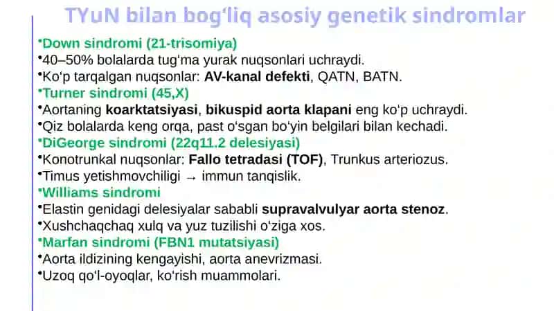Bolalarda yurak qon-tomir tizimi kasalliklarining genetik va immunologik asoslari 4