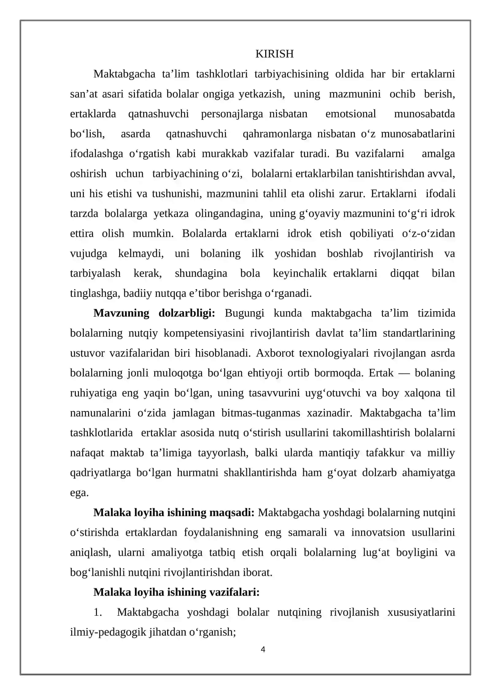 Maktabgacha ta'lim tashkilotida ertaklar asosida bolaning nutqini oʻstirish usullari 4