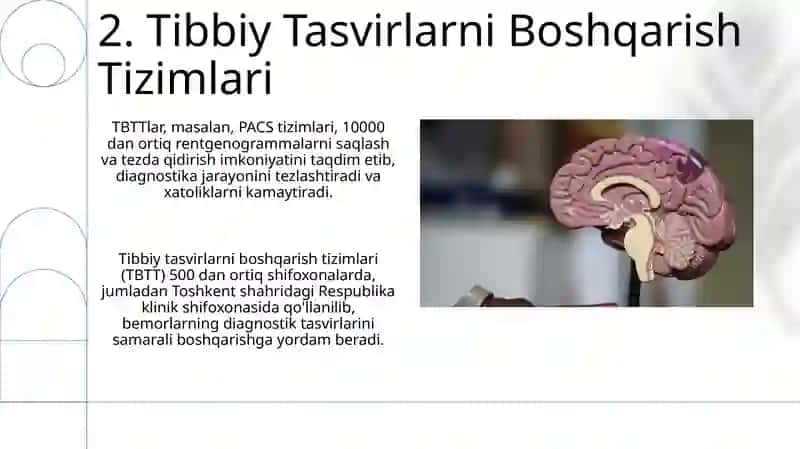 Tibbiyot axborot kommunikatsiya tizimlari va dasturiy taʼminoti 4