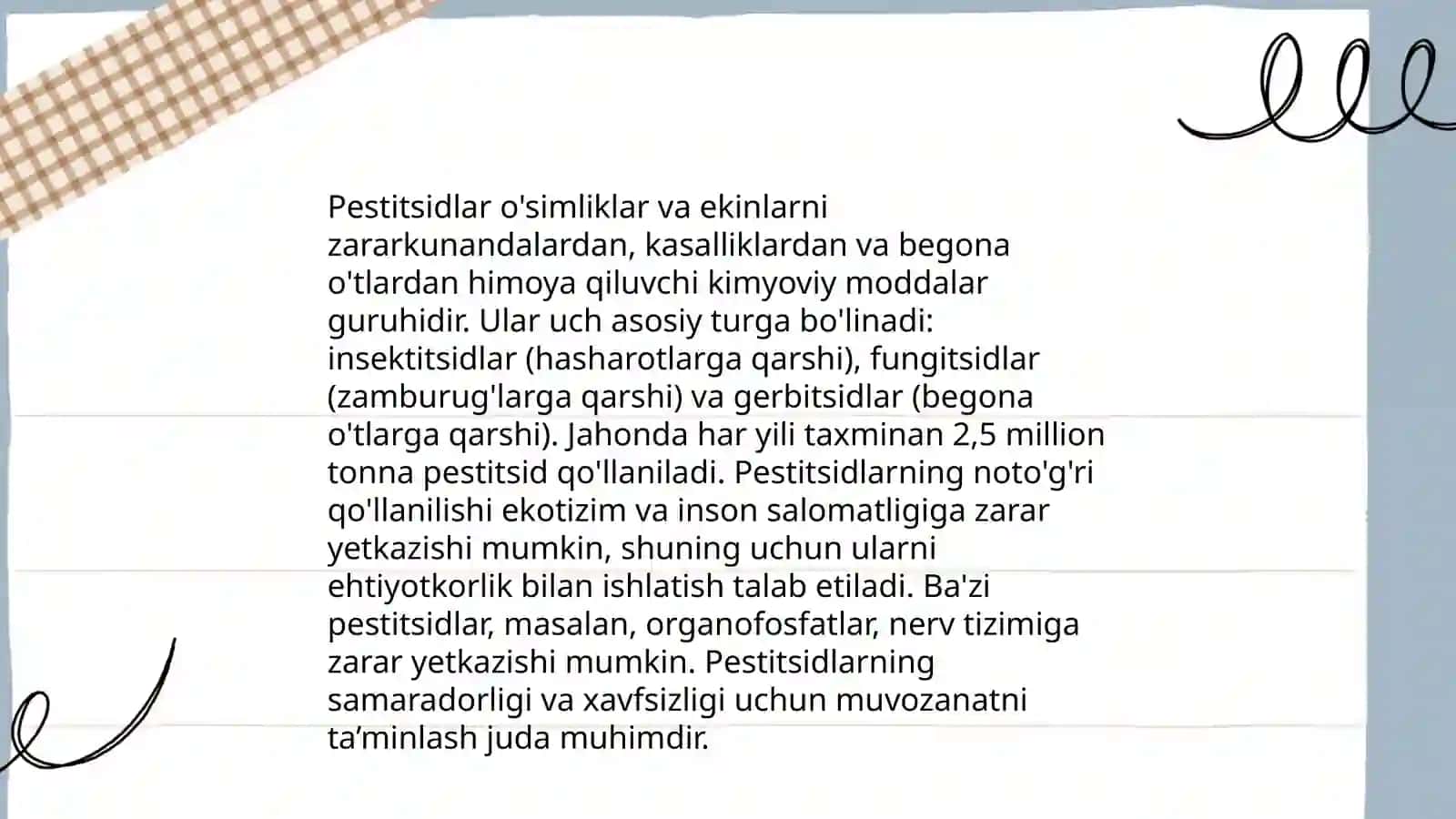Qishloq xo'jaligida mehnat gigiyenasi 4