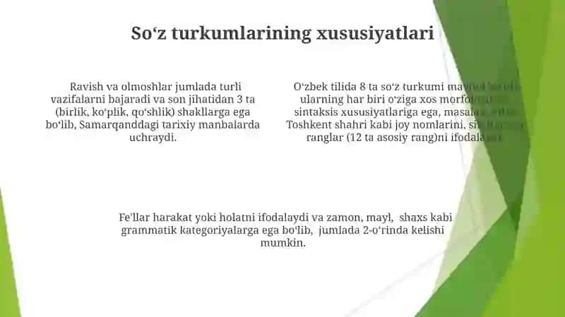 Oʻzbek tilida soʻz va gaplar 4