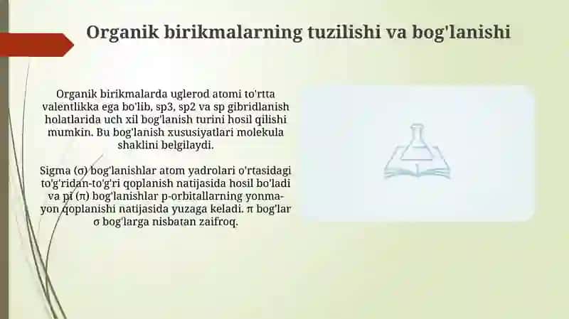 Organik kimyo asoslari 4