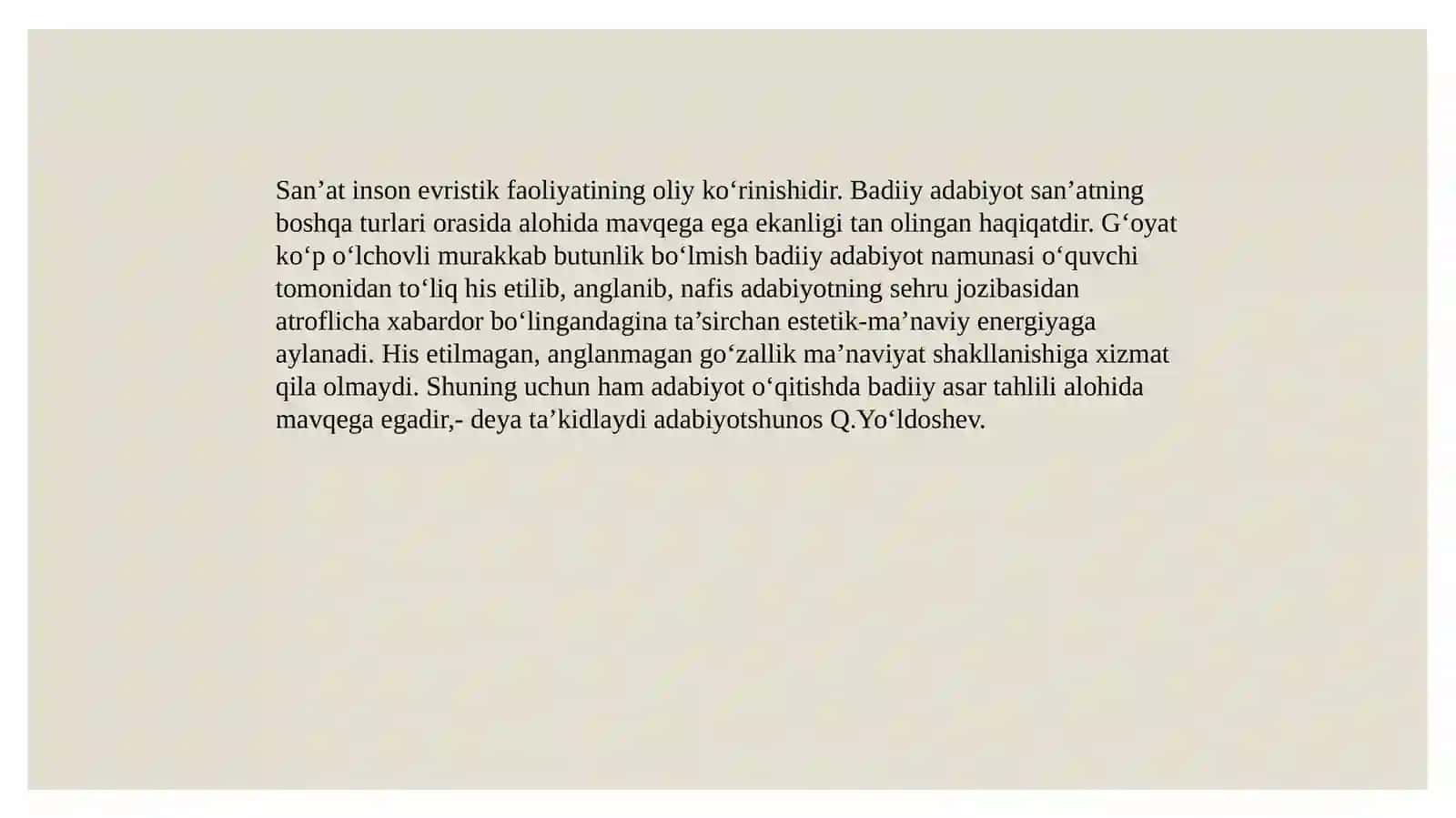 Badiiy asarning oʻquv tahlilini amalga oshirish 4