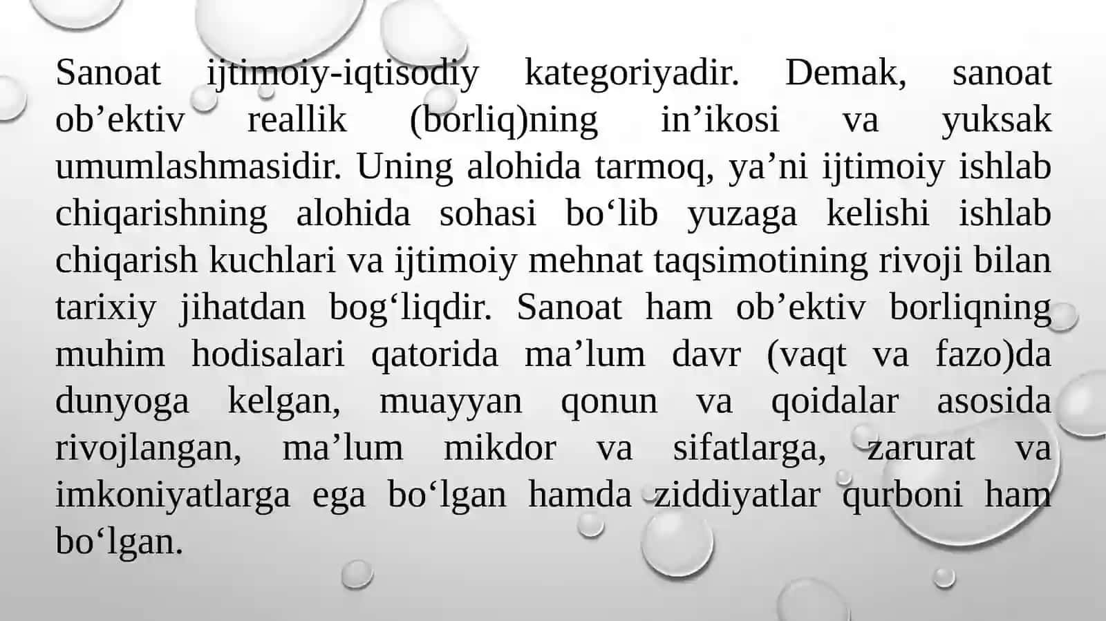 Sanoat iktisodiyoti fanining predmeti va vazifalari 4