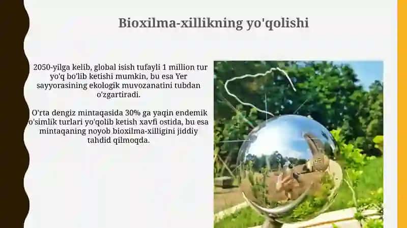 Ekosistemalardagi global oʻzgarishlar 4