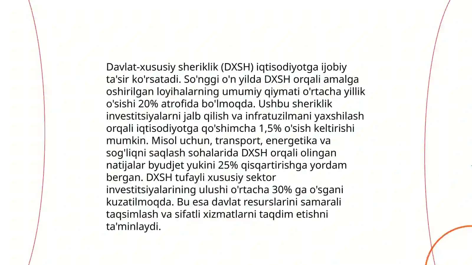 Davlat-xususiy sherikligining usullari va shakllari 4