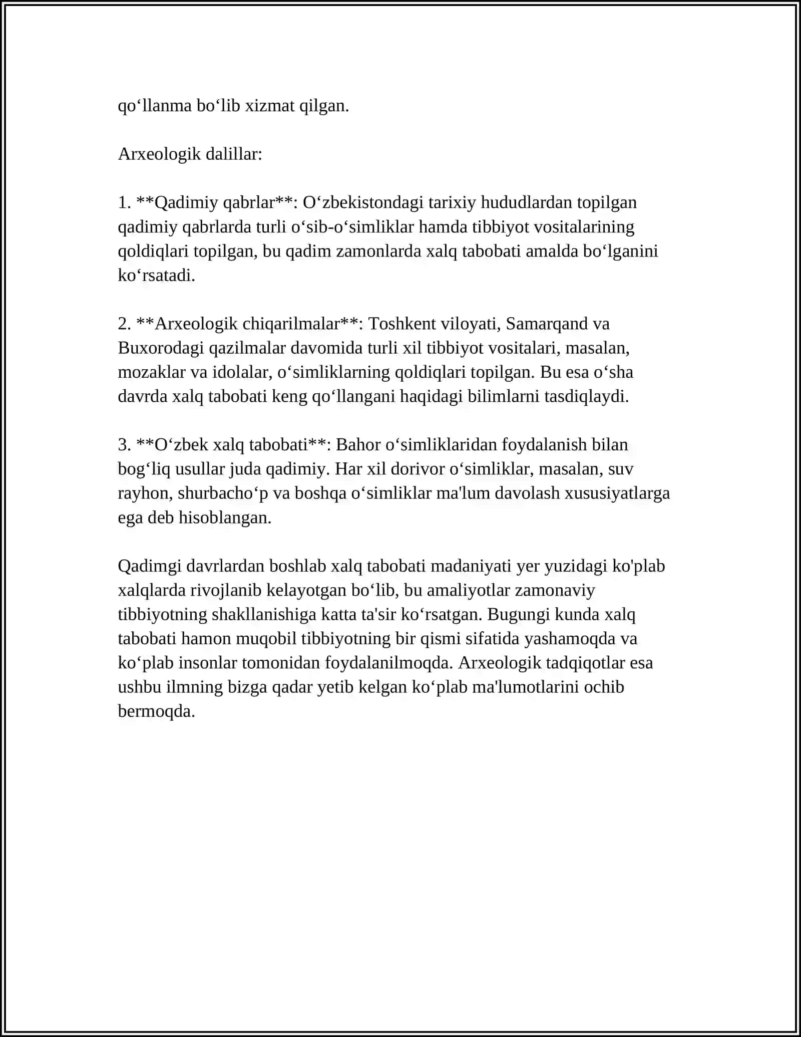Xalq tabobatining qadimiy ildizlari va arxeologik dalillar 4