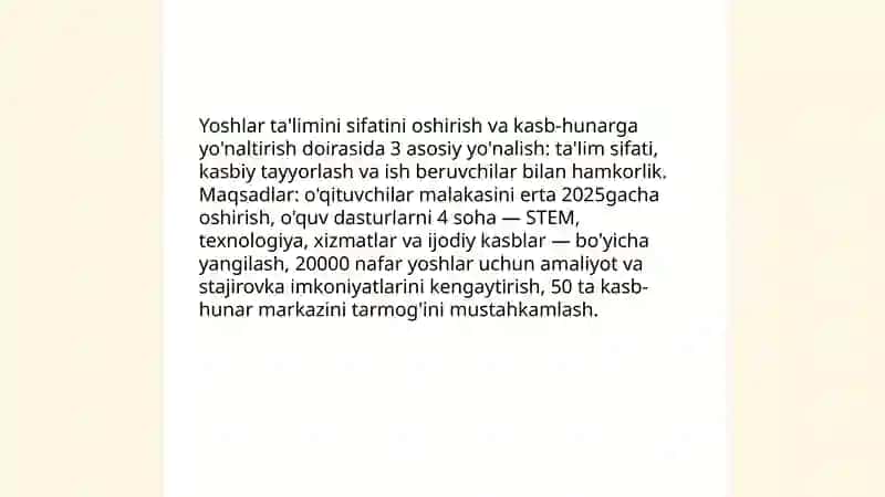 Yoshlarga oid davlat siyosatining ustuvor yunalishlari 4
