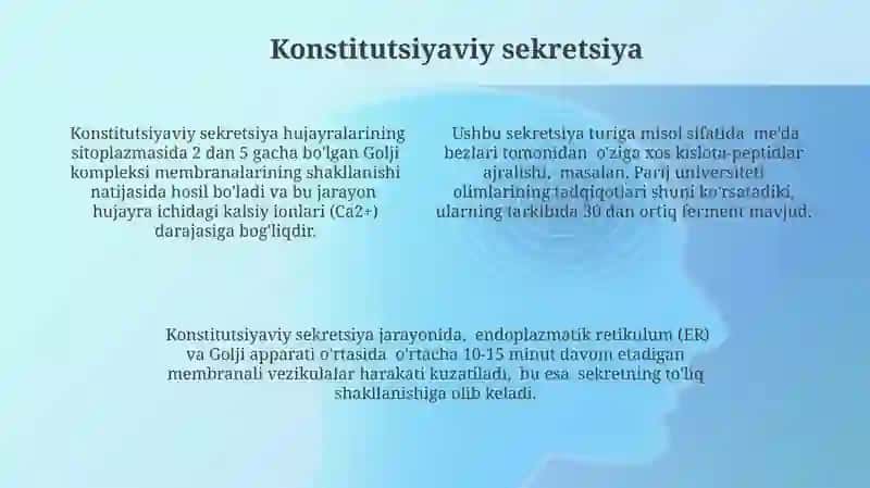 Bez sekretsiyasining ultrastruktura asoslari 4
